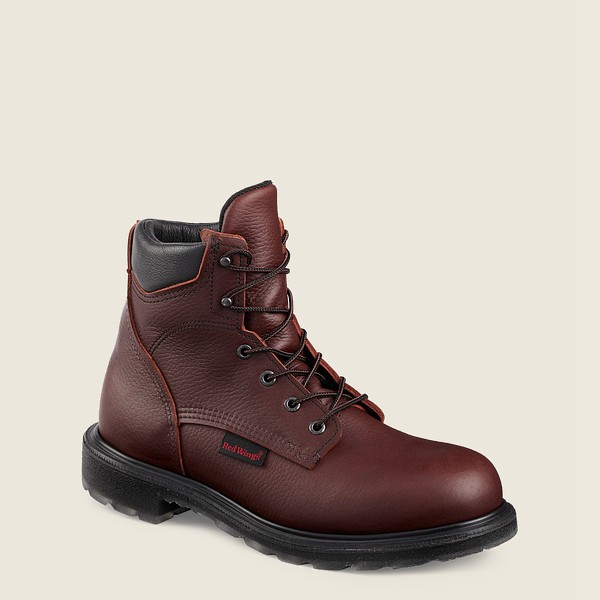 Red Wing Safety Boots Supersole® 2.0 - 6-inch Toe - Burgundy - Mens TAV601254